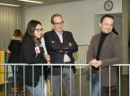 Zufriedene Gesichter beim AGVS: Arjeta Berisha, Zentralpräsident Urs Wernli und Thomas Jäggi, verantwortlich für die Grundbildung und Höhere Berufsbildung.